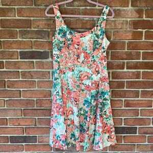 Dressbarn Bright Floral Sleeveless Dress 10